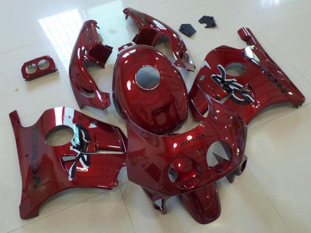 1991-1998 Dark Red Honda CBR250RR MC22 Bike Fairing Kit for Sale