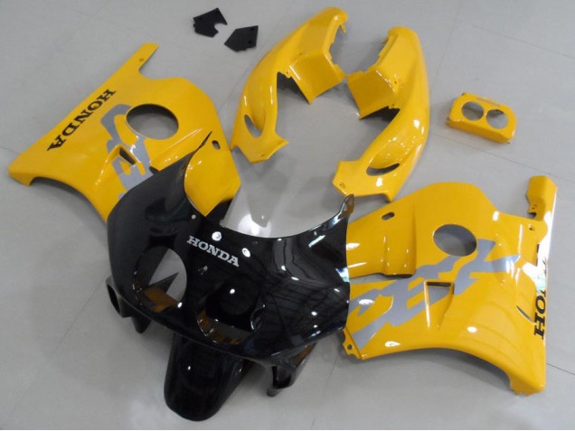 1991-1998 Yellow Black Honda CBR250RR MC22 Motorcycle Bodywork for Sale