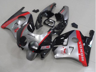 1991-1998 Silver Black Red Honda CBR250RR MC22 Motorcycle Fairing Kits for Sale