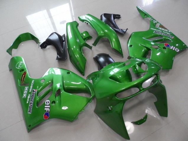 1994-1997 Green Kawasaki ZX9R Bike Fairing Kit for Sale