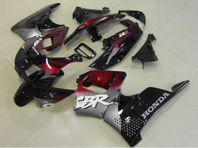 1996-1997 Red Black Silver Honda CBR900RR 893 Bike Fairing Kit for Sale