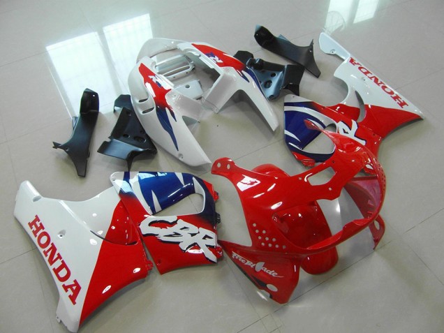 1996-1997 Red White OEM Style Honda CBR900RR 893 Motorcycle Bodywork for Sale