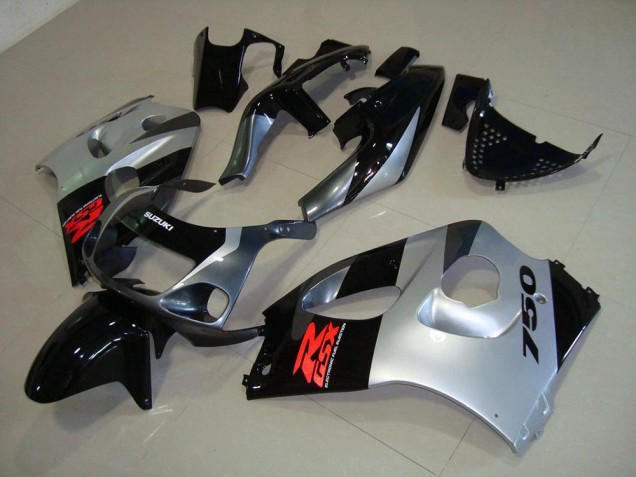 1996-2000 Silver Suzuki GSXR 600 Motorcycle Fairing for Sale