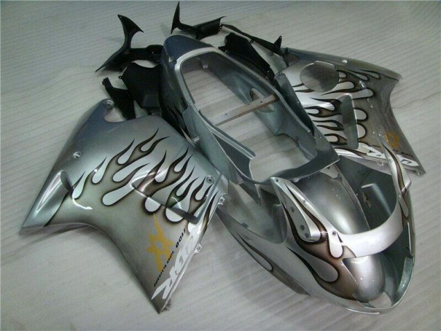 1996-2007 Flame Silver Grey Honda CBR1100XX Motorcycle Fairings Kits for Sale