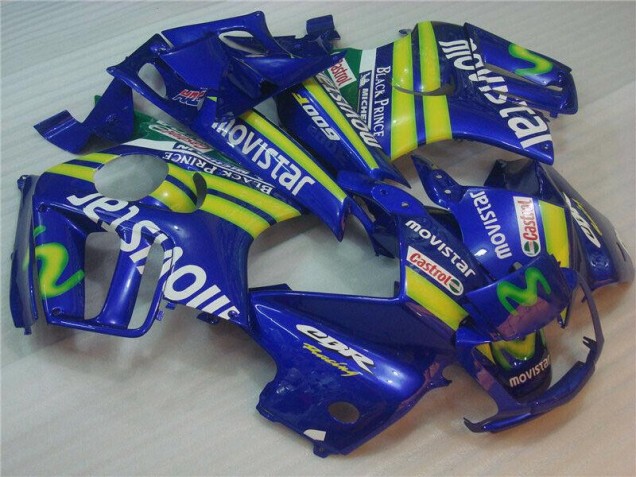 1995-1998 Blue Movistar Castrol Honda CBR600 F3 Motor Bike Fairings for Sale