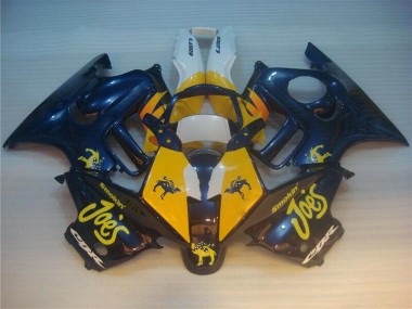 1995-1998 Blue Yellow Joes Honda CBR600 F3 Replacement Motorcycle Fairings for Sale