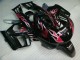 1995-1998 Black Red Flame Honda CBR600 F3 Bike Fairing Kit for Sale