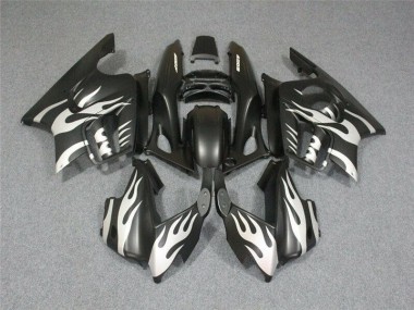 1995-1998 Black White Flame Honda CBR600 F3 Motorbike Fairing for Sale