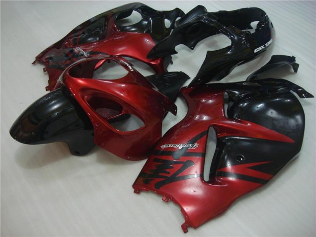 1996-2007 Red Black Suzuki GSXR 1300 Hayabusa Motorcycle Fairing Kit for Sale