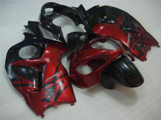 1996-2007 Red Black Suzuki GSXR 1300 Hayabusa Motorcycle Fairing Kit for Sale