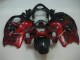 1996-2007 Red Black Suzuki GSXR 1300 Hayabusa Motorcycle Fairing Kit for Sale