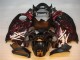 1996-2007 Black Red Flame Suzuki GSXR 1300 Hayabusa Motorbike Fairing for Sale