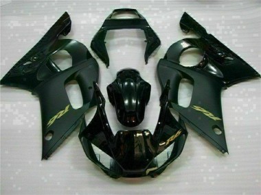 1998-2002 Black Yamaha YZF R6 Motorcycle Replacement Fairings for Sale