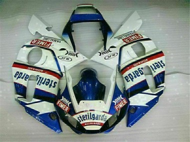 1998-2002 Blue White Yamaha YZF R6 Motorcycle Fairings Kit for Sale