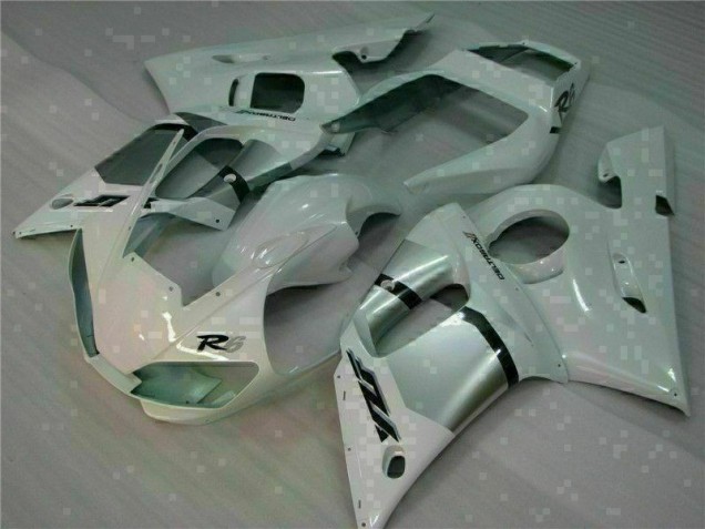 1998-2002 White Yamaha YZF R6 Motorbike Fairing for Sale