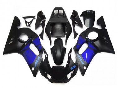 1998-2002 Blue Black Yamaha YZF R6 Replacement Motorcycle Fairings for Sale