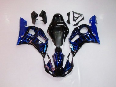 1998-2002 Blue Flame Yamaha YZF R6 Motorcycle Fairings for Sale