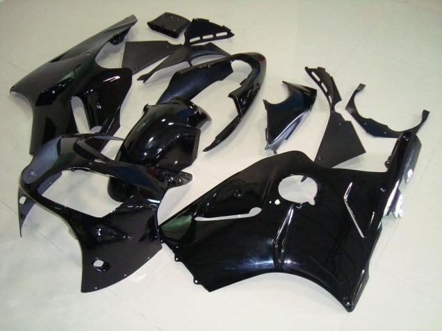 2000-2001 Glossy Black Kawasaki ZX12R Bike Fairings for Sale