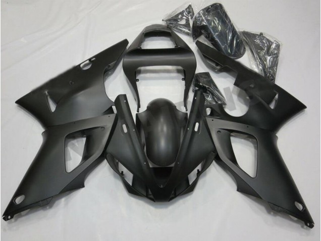 2000-2001 Matte Black Yamaha YZF R1 Motorbike Fairing for Sale