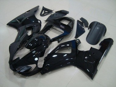 2000-2001 Black Yamaha YZF R1 Motorcycle Fairing Kits for Sale