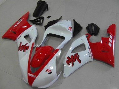 2000-2001 Red White Race Yamaha YZF R1 Motorbike Fairing for Sale