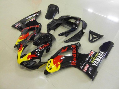 2000-2001 Black Red Bull Yamaha YZF R1 Bike Fairings for Sale