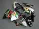 2000-2002 Black White Eurobet Kawasaki ZX6R Bike Fairing for Sale