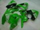 2000-2002 Green Black Kawasaki ZX6R Motor Bike Fairings for Sale