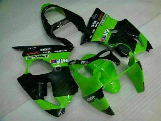 2000-2002 Green Kawasaki ZX6R Motorbike Fairing Kits for Sale