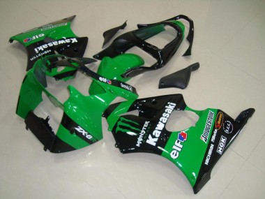 2000-2002 Green Monster Kawasaki ZX6R Replacement Motorcycle Fairings for Sale