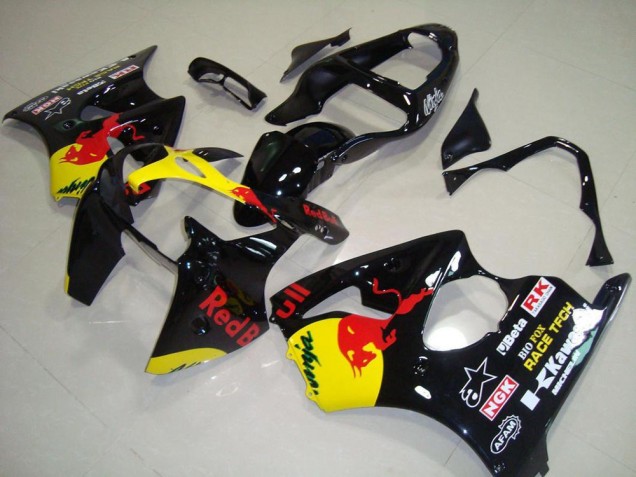 2000-2002 Red Bull Kawasaki ZX6R Motorcycle Fairings Kits for Sale