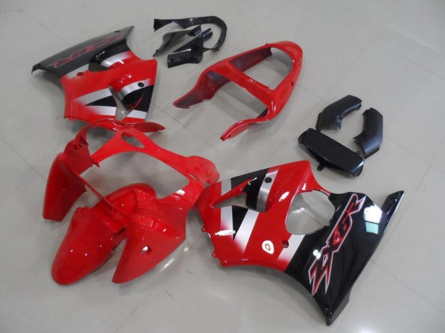 2000-2002 Red OEM Style Kawasaki ZX6R Motorcycle Fairings Kit for Sale