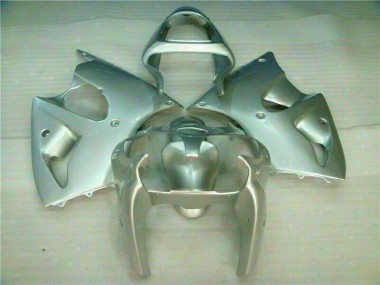 2000-2002 Silver Kawasaki ZX6R Replacement Fairings for Sale