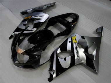 2000-2002 Silver Black Suzuki GSXR 1000 Motor Fairings for Sale