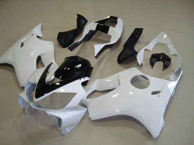 2001-2003 White with Black Stripe Honda CBR600 F4i Motorcycle Fairing Kits for Sale