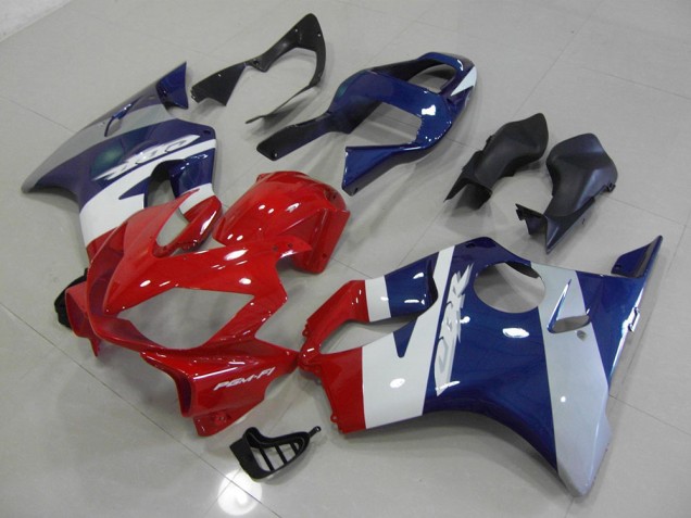 2001-2003 Red Blue Silver Honda CBR600 F4i Bike Fairing for Sale