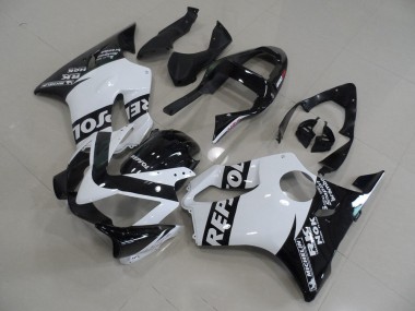 2001-2003 White Repsol Honda CBR600 F4i Motorcycle Fairings Kit for Sale