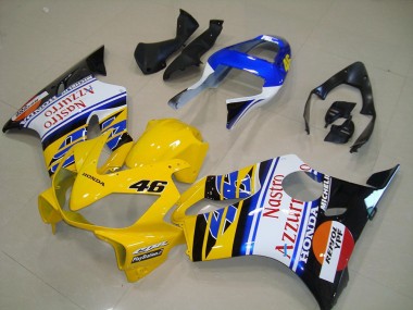 2001-2003 Yellow Honda CBR600 F4i Motorcycle Fairings for Sale