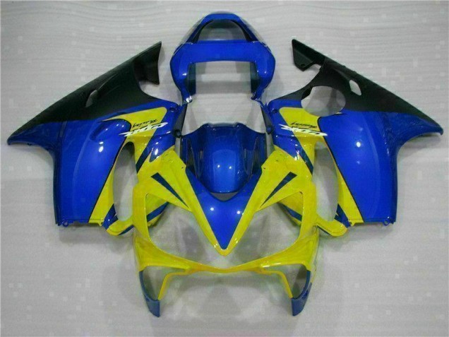 2001-2003 Yellow Blue Honda CBR600 F4i Bike Fairings for Sale