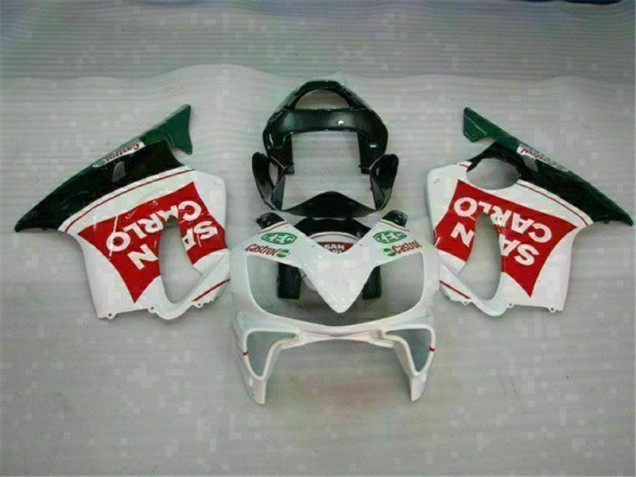 2001-2003 Red White Black San Carlo Honda CBR600 F4i Bike Fairing for Sale