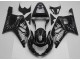 2001-2003 Black White Flame Suzuki GSXR 600/750 Motorcycle Fairing Kits for Sale