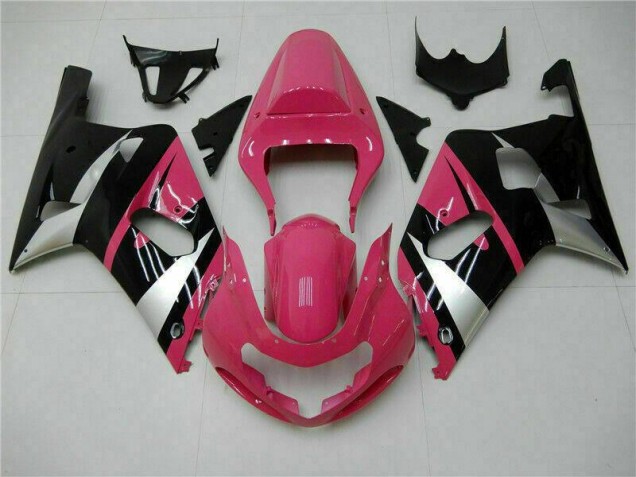 2001-2003 Pink Black Suzuki GSXR 600/750 Replacement Fairings for Sale