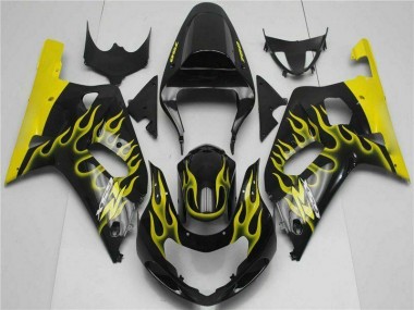 2001-2003 Black Suzuki GSXR 600/750 Motorbike Fairing for Sale