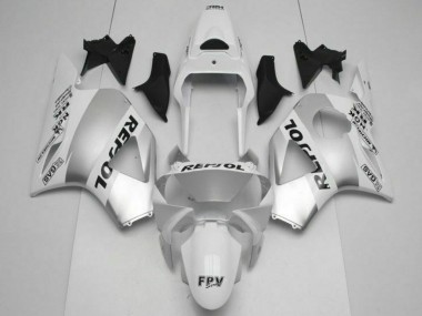 2002-2003 White Silver Black Repsol Honda CBR900RR 954RR Motorcycle Replacement Fairings for Sale