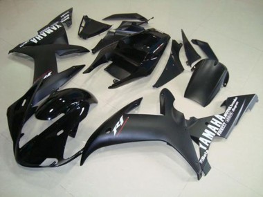 2002-2003 Matte Black White Yamaha YZF R1 Motorcycle Fairings for Sale