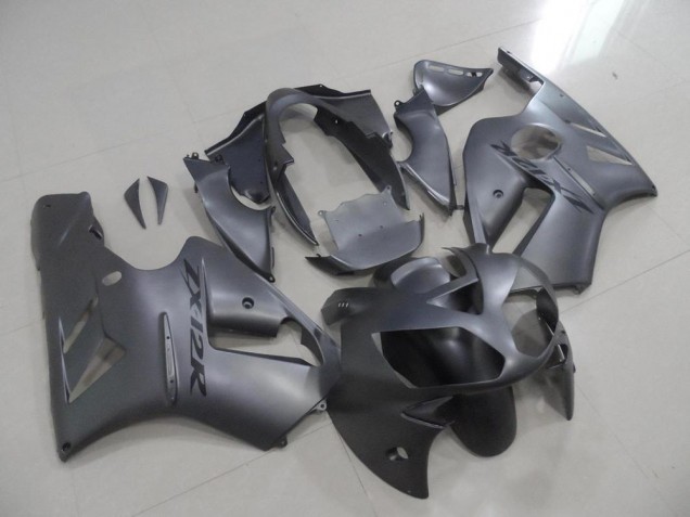 2002-2006 Matte Grey Kawasaki ZX12R Motorcycle Fairings Kit for Sale