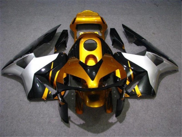 2003-2004 Gold Silver Black Honda CBR600RR Bike Fairings for Sale