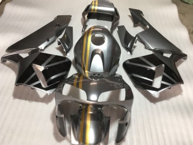 2003-2004 Silver Gold Black Honda CBR600RR Replacement Motorcycle Fairings for Sale