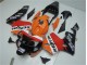 2003-2004 Orange Red Black Repsol Honda CBR600RR Motor Bike Fairings for Sale