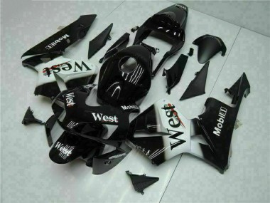 2003-2004 Black West Honda CBR600RR Motorcycle Fairings Kit for Sale